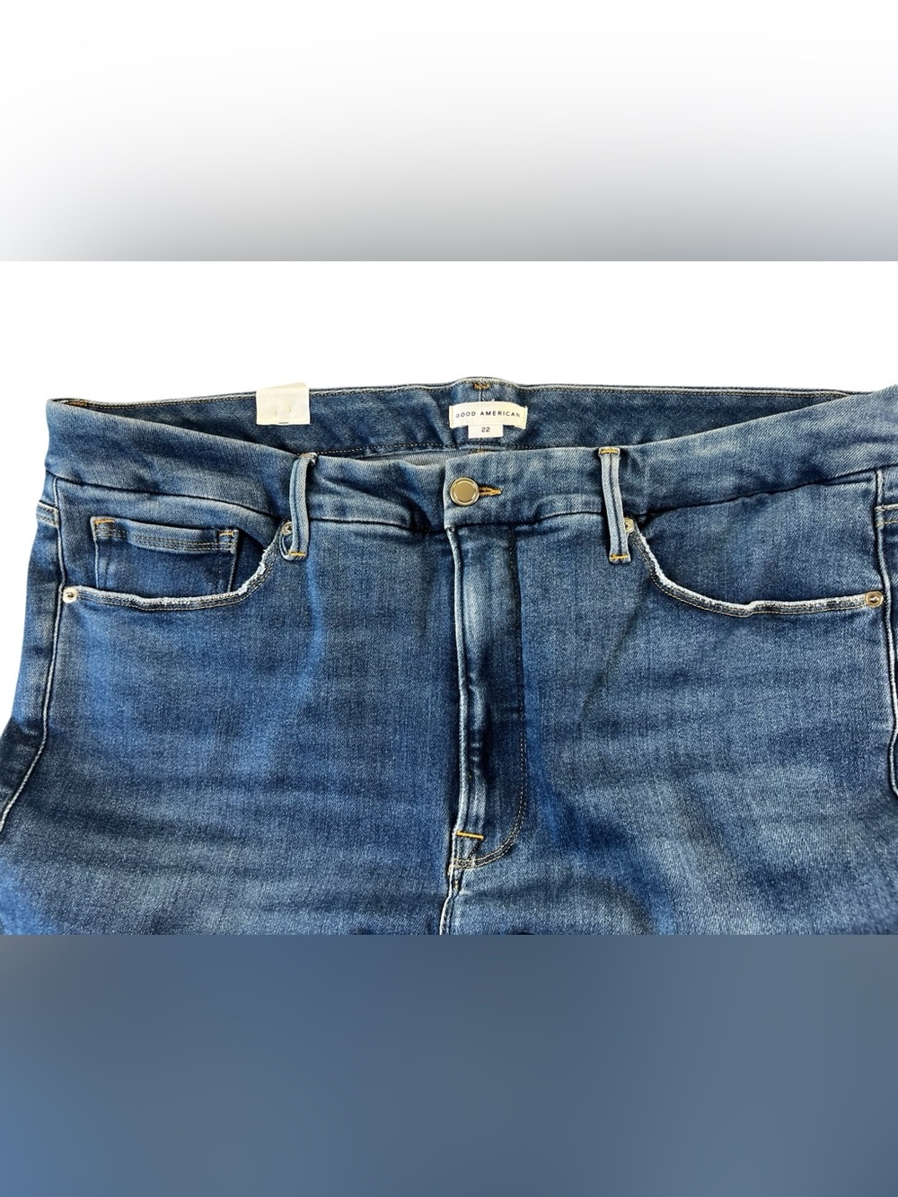 New Good American good flare jeans high Rise - Picture 6 of 16